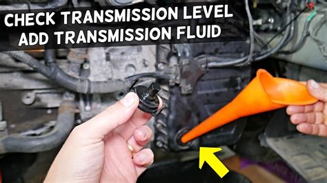 how to check auto transmission fluid level|check automatic transmission fluid.